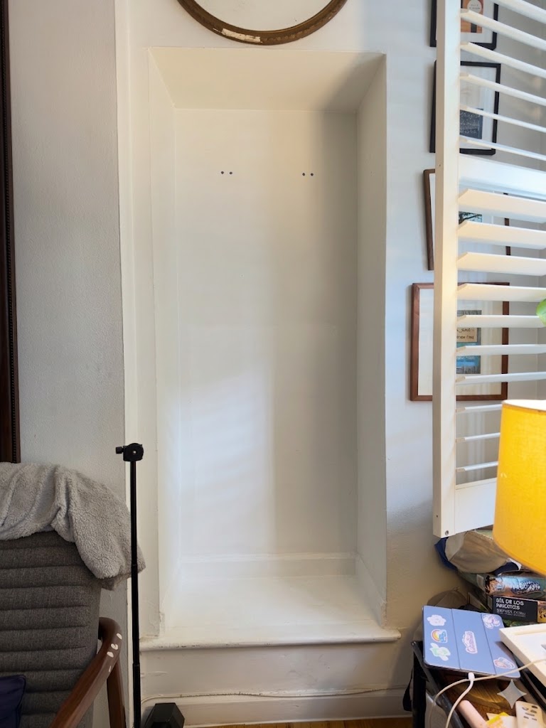 Nook Shelving — before photo, The Don of All Trades